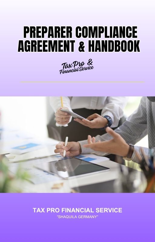 Preparer Compliance Agreement & Hand Book