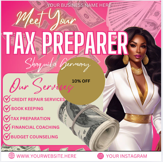 Tax Prep Flyer